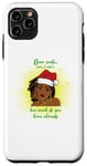 Coque pour iPhone 11 Pro Max Cher Père Noël, avant que je ne t'explique à quel point tu sais déjà amusant