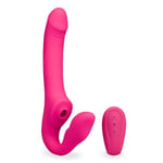 Vibrerande strap-on med Together klitorisstimulator - LOVE AND VIBES Collection