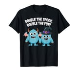 Double the spook, double the fun, matching halloween T-Shirt