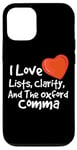 iPhone 12/12 Pro Oxford Comma Grammar Geek Funny Grammar English Teacher Case