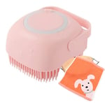 Nealpar Brosse de Shampoing pour Animaux de Compagnie, Brosse de Bain pour Bébé, Brosse en Silicone pour Chien Brosse de Bain pour Chien de Compagnie Peigne Spa Shampooing Massage Brosse Multifonction Douche Épilation Peigne pour Chiens Chats Outil de Net