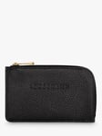 Longchamp Le Foulonné Zipped Leather Card Holder