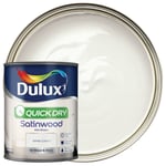 DULUX QD SATINWOOD WHITE COTTON 750ML