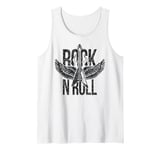 Rock and Roll Guitar Player Musicians Tank Top