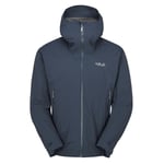 Rab  Downpour Light Jacket Herre, Tmb Tempest Blue, S