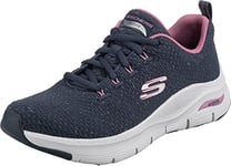 Skechers Arch Fit, Basket Femme, Marine, 35 EU