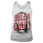 Hybris Masked Bella Ciao Tank Top (White,XXL)