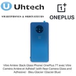 Vitre Arrière (Back Glass Phone) OnePlus 7T - Bleu Glacier (Glacier Blue)