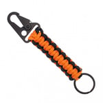 Nyckelband Paracord - Svart/Orange