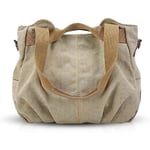 Dam Canvas Handväska Crossbody Väska Dam Axelväska