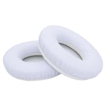 Ear Pads for Beats by Dr. Dre Solo HD 1 with Memory Foam Protein Leather (White)