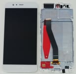Écran Lcd + Écran Tactile + Cadre Pour Huawei P10 Vtr-L09 L29 Blanc