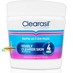 Clearasil Rapid Action Pads Deep Pore Treatment 65 Pads Spots