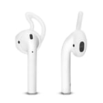 AirPods Silikon Örontoppar med Krok Öronkrokar Earpads vit