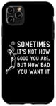 iPhone 11 Pro Max It's Not How Good Volleyball Player Team Vintage Volleyball Case