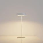 Palmina 901, Led Lampe De Bureau Sans Fil 4400mah, Lampe Rechargeable Usb 4400 Mah, Pour Usage Intérieur/Extérieur Adaptée Pour Dîner, Lecture, Chambre, Jardin Et Bien Plus Encore/Blanc