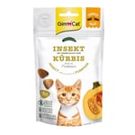 GimCat Crunchy Snacks Insecte à la Citrouille – Friandise pour Chat croustillante et Riche en protéines – 1 Sachet (1 x 50 g)