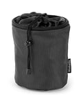 Brabantia - Sac à Pinces à Linge - Jusqu'à 150 Pinces à Linge - Idéal pour Un Usage Extérieur - Robuste et Résistant - Cordon de Fermeture - Séchoir Rotatif - Noir, 28 x 18 x 17.5 cm