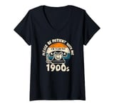 Womens funny slogan rotary phone saying 1900s V-Neck T-Shirt