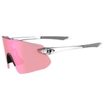 Tifosi Vogel SL Single Lens Sunglasses - Crystal Clear / Pink Mirror Clear/Pink