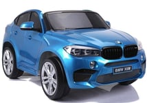 BMW X6M sininen sähköauto lapsille