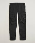 C.P. Company Satin Stretch Cargo Pants Black