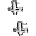 Sunxury - Pièces Raccord de douche 3 voies inverseur accessoire séparateur de douche composant du système de douche inverseur 3 voies séparateur