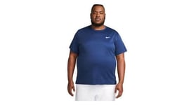 Maillot manches courtes nike dri fit miler bleu