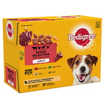 PEDIGREE Adult Dog Pouches Mixed Selection in Jelly 12x100g