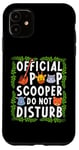 Coque pour iPhone 11 Official Poop Scooper - Do Not Disturb Zookeeper