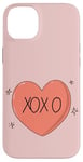 Coque pour iPhone 14 Plus T-shirt XOXO-Design (édition minimaliste)