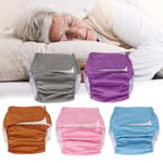 Waterproof Washable Reusable Adult Elderly Cloth Diapers Pocket Nappies(Purp AUS