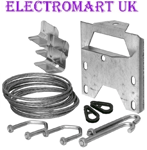 LABGEAR TV AERIAL MAST CHIMNEY BRACKET LASHING WIRE MOUNTING FIXING KIT