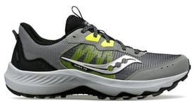 Chaussures de trail running saucony aura tr gris jaune