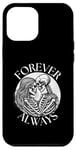 iPhone 12 Pro Max forever always - skeleton couple eternal lover Twin Flame Case