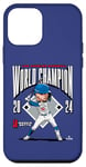 Coque pour iPhone 12 mini Champion du monde de Los Angeles 24 | Mookie Betts | MLBWS24MB