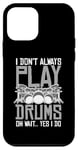 Coque pour iPhone 12 mini Drums Instrument Funny Playing Musical Leçon