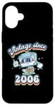 Coque pour iPhone 16 Plus 2006 Born Retro Cassette Tape 19th Birthday