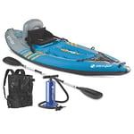 Sevylor 2000014137 Quikpak K1 Kayak 1 Personne Unisexe, Bleu, 8'7" x 3'