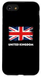 Coque pour iPhone SE (2020) / 7 / 8 Drapeau United Kingdom Angleterre Union Jack