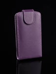 HOUSSE A RABAT COQUE ETUI FLIP CASE ECO S-CUIR VIOLET SONY ERICSSON XPERIA ARC S