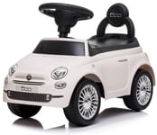 Potkuauto lapsille lasten auto Fiat 500 valkoinen Sun Baby