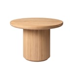 Gubi - Moon Coffee Table Round H45 x Ø120, Solid Oak Oiled - Soffbord