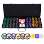 Pokerset Silver Star High Stakes 500