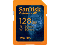 SanDisk 128GB Outdoors 4K UHS-I SDXC Memory Card