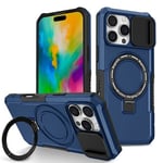 Apple iPhone 16 Pro Max      Magsafe Sliding Cover Case    [Navy]