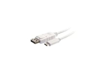 C2G 1.8m (6ft) USB C to DisplayPort Adapter Cable White Ekstern videoadapter - Chrontel CH7213A - USB-C