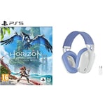 Horizon - Forbidden West (PlayStation 5) + Logitech G435 LIGHTSPEED & Bluetooth sans Fil Casque Gaming Blanc