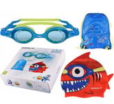 Child’s Swimming Goggles Cap & Swim Bag Age 2-6 Years Speedo Sea Squad Anti Fog