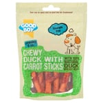 3 X Good Boy Pawsley Dog Treats Chewy Duck With Carrot Sticks 90g